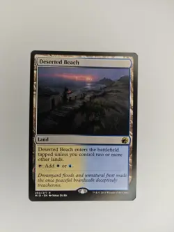Innistrad: Double Feature #260 Deserted Beach Lightly Played - Image 1