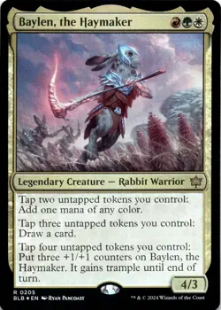 Baylen, the Haymaker FOIL Bloomburrow Magic MTG NM - Image 1
