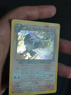 Dark Houndoom Holofoil Pokemon Card Neo Destiny 7/105 LP Unlimited - Image 3
