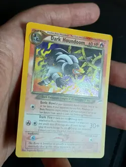 Dark Houndoom Holofoil Pokemon Card Neo Destiny 7/105 LP Unlimited - Image 4