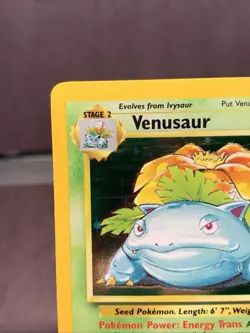 Pokemon TCG Venusaur Base Set Holo Unlimited Holo Rare 15/102 WOTC VTG 1999 - Image 2