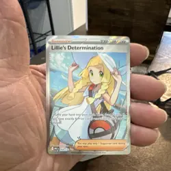 Lillie's Determination 169/132 Me01 Mega Evolution Full Art Holo Pokemon TCG - Image 1