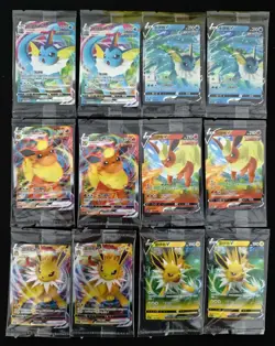 Lot*12 Sealed Pokemon Chinese Jolteon VMAX V Vaporeon Vmax V Flareon Sealed NE40 - Image 1