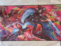 (2) Pokemon TCG Accessories From Phantasmal Flames UPC Playmat Deck Box Sleeves - Image 2