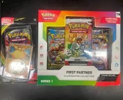 Pokemon First Partner Illustration Collection & 1 Pack Perfect Order (Makuhita) - Image 1