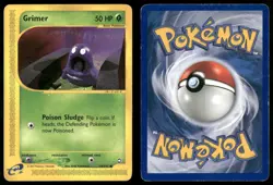 ✰ GRIMER 79 COMMON AQUAPOLIS POKEMON ✰ DMG - Image 1