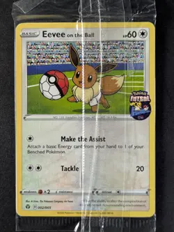 2020 Pokemon EEVEE ON THE BALL #002/005 Futsal Promos Unlimited English - Image 1