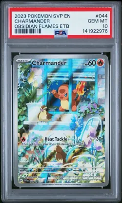 Pokemon TCG Charmander Obsidian Flames Promo #044 PSA Gem Mint 10 - Image 1