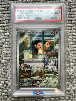 Pokemon TCG Charmander Obsidian Flames Promo #044 PSA Gem Mint 10 - Image 3