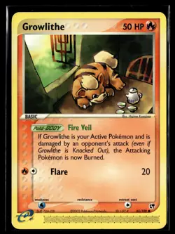 Pokemon Sandstorm #65/100 Growlithe - Image 1