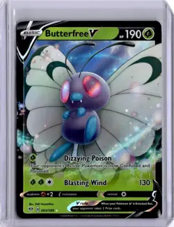 Butterfree V - 001/189 Ultra Rare Darkness Ablaze Pokemon TCG NM - Image 1