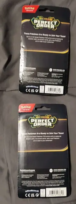 Pokemon TCG Lot of (2) Perfectborder, Checklane Blister, Onix, Steeling, Clawitz - Image 2