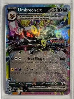 Pokemon TCG: Umbreon EX - Prismatic Evolutions Stamped Promo Card 060/131 PSA 10 - Image 3