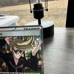 Clive 227/091 - Pokemon TCG Paldean Fates Full Art Trainer - NM - Image 4