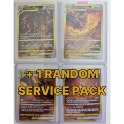 Pokemon Card Korean VSTAR UR 4 Set Giratina Arceus Palkia Dialga + Service pack - Image 1