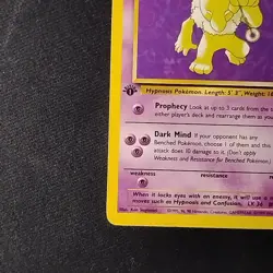 Pokemon TCG Hypno Fossil 23/62 1st Edition Non Holo Rare LP+ - Image 5