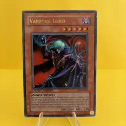 Yu-Gi-Oh! Vampire Lord Ultra Rare RDS-ENSE4 Limited Edition - Image 1