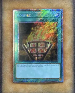 Yugioh Bonfire RA03-EN073 Platinum Secret Rare 1st Ed NM - Image 1