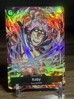 One Piece Koby EB04-044 Alt Art Foil English OP15 SR - Image 1