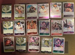 One Piece OP15 Adventure On Kamis Island SRs Lot Of 120 CARDS - Rare, UC Common - Image 1