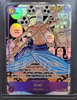 Enel OP15-118 Manga Alt Art Adventure on KAMI’s Island ONE PIECE ENGLISH OP15 - Image 1