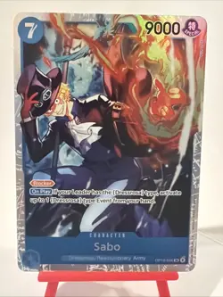 Sabo OP15-046 SR Foil One Piece TCG OP15 English Adventure On Kami's Island - Image 1