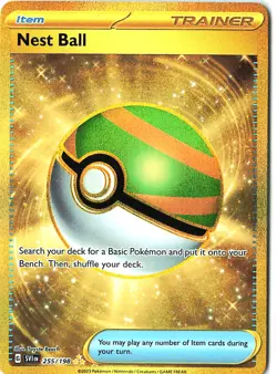 SV01 Scarlet Violet Base Set #255/198 Nest Ball Holo Pokemon TCG Card 2023 - Image 1