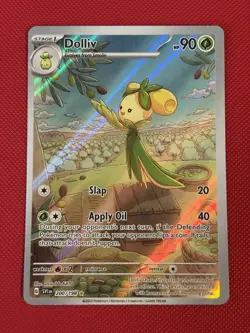 Dolliv Scarlet & Violet Base Pokemon Illustration Rare Card 200/198 - Image 1