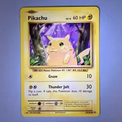 Pikachu 35/108 Common XY Evolutions Pokemon Card - NM Near Mint - Image 1