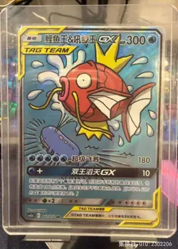 Pokemon S-Chinese Card Sun&Moon CSM2aC-161 SR Magikarp & Wailord-GX Alt Art Holo - Image 1