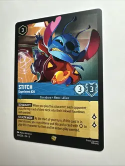 Stitch - Experiment 626 166/204 Reign of Jafar Regular Disney Lorcana Card NM - Image 2