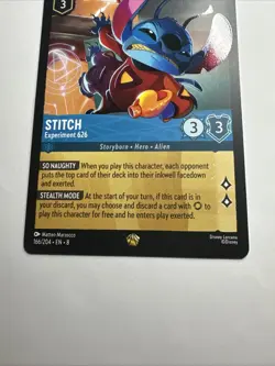 Stitch - Experiment 626 166/204 Reign of Jafar Regular Disney Lorcana Card NM - Image 5