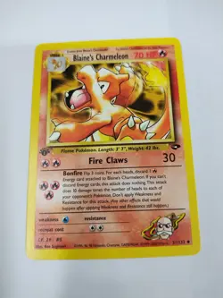 Pokemon TCG Blaine's Charmeleon Gym Challenge 31/132, 1st Edition Uncommon Card - Image 1