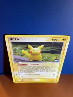 Pokemon Delta Species Ditto (Pikachu) Comic Con Promo Card 63/113 - Vintage Rare - Image 4