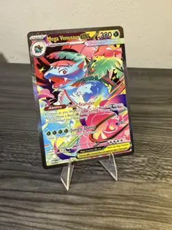 Pokemon TCG Mega Venusaur EX Card 177/132 Mega Evolution Sir - Image 1