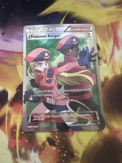 Pokemon Ranger 113/114 Steam Siege Set FULL ART Pokemon Card NM - Image 1