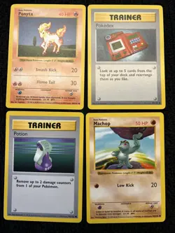 ❗Lot 1⃣3⃣: Shadowless Pokemon Vintage Base Set Common Rare Cards Lot OLD - Image 1