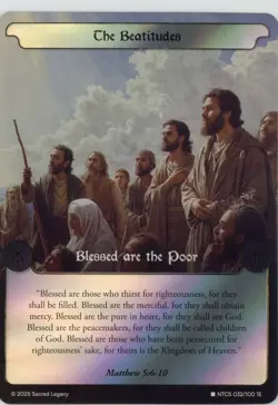 2025 Sacred Legacy: RARE - The Beatitudes - 32/100 1st Edition Card - Image 1