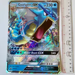 Gyarados GX SM212 Sun & Moom Full Art Holo Promo Pokemon Card Oversized Sized NM - Image 1