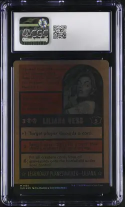 LILIANA VESS Secret Lair Foil Mythic Baseballing CGC 10 MTG [Nostalgium] - Image 2