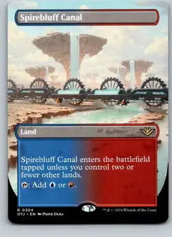 Spirebluff Canal | Outlaws of Thunder Junction OTJ 304 | NM | MTG - Image 1