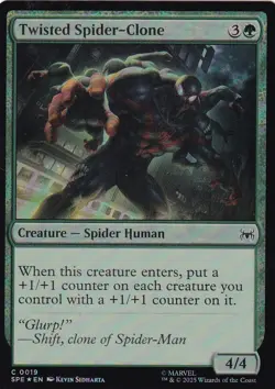 MTG Spider-Man: Eternal-Legal - Twisted Spider-Clone - SPE 19 - FOIL - Image 2