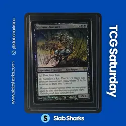 2004 MAGIC: THE GATHERING CHAMPIONS OF KAMIGAWA #124 MARROW-GNAWER FOIL - Image 1