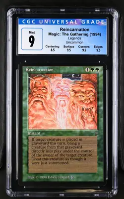 REINCARNATION Legends CGC 9 Vintage MTG [Nostalgium] - Image 1