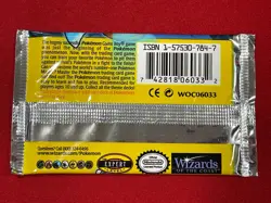 1999 Pokemon Base Set Unlimited Factory Sealed Pack BLASTOISE - Image 3