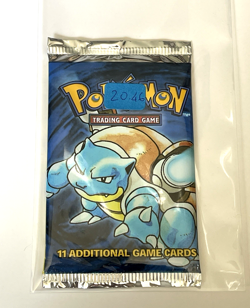 1999 Pokemon Base Set Unlimited Factory Sealed Pack BLASTOISE - Image 4