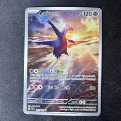 Pokemon TCG Latios 203/191 S&V Surging Sparks FA Illustration Rare Holo - Image 1