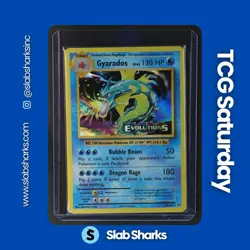 2016 POKEMON XY EVOLUTIONS PRE-RELEASE EXCLUSIVE PROMO #34/108 GYARADOS HOLO - Image 1