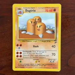 Dugtrio 23/130 Non Holo Rare Base Set 2 Pokemon Card - Image 1