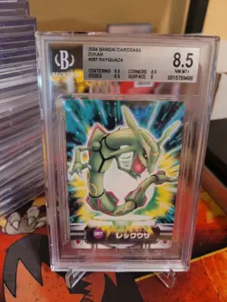 Pokemon TCG BGS 8.5 Rayquaza #387 Non-Holo 2004 Bandai Carddass Zukan Japanese - Image 1